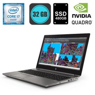 HP Laptop ZBook 15 G6 / Intel Core i7 9850H, 15.6", 1920 x 1080, 32 GB RAM, 500 GB SSD, bez operativnog sustava, siva (obnovljen)